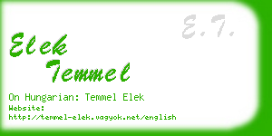 elek temmel business card